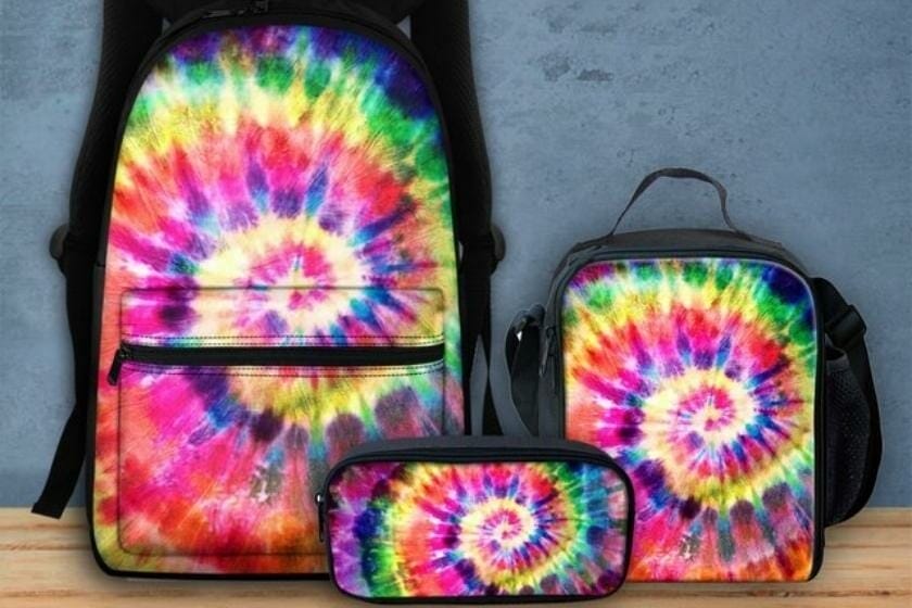 Tie Dying A Canvas Backpack