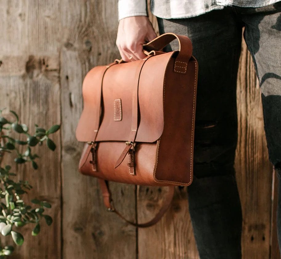 leather laptop bag for busines
